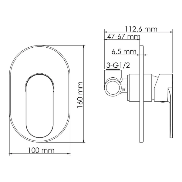 Смеситель для раковины WasserKRAFT Mindel белый Soft-touch A85593 (детальная фотография), для раковины