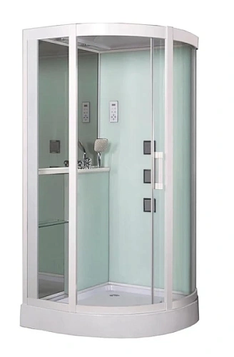 Душевая кабина Grossman 100x100 см профиль белый - фото 1