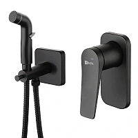 Гигиенический душ с смесителем Lemark Bronx черный