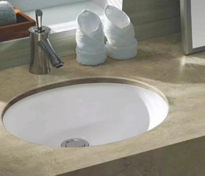 Раковина GID Integrado Yj839 56 см встраиваемая снизу 71154 (детальная фотография), встраиваемые (в столешницу)