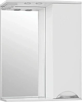 Зеркальный шкаф с подсветкой Style Line Жасмин 65 см белый