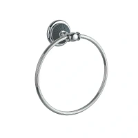 Полотенцедержатель Boheme Vogue хром/черный