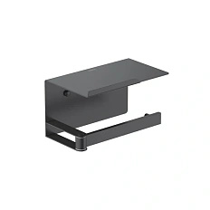 Бумагодержатель Акватек Либра черный матовый