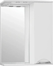 Зеркальный шкаф с подсветкой Style Line Жасмин 65 см белый