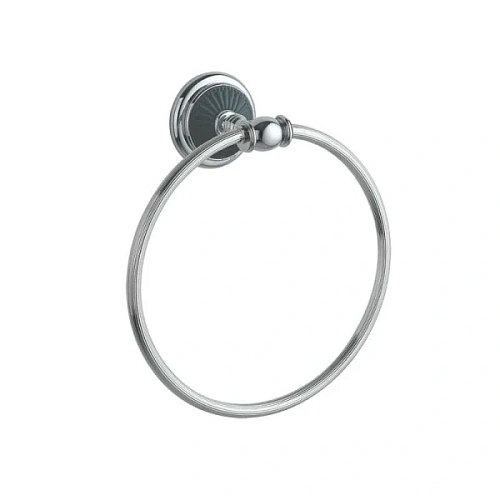 Полотенцедержатель Boheme Vogue хром/черный - фото 2