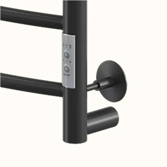 Полотенцесушитель электрический Ника Step 60х40 см черный матовый STEP-2 60/40 черн мат U (детальная фотография), настенные