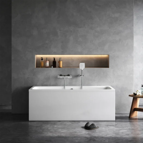 Ванна акриловая Am.Pm Func W84A-150-070W-A 150x70 прямоугольная (детальная фотография), 150x70 см