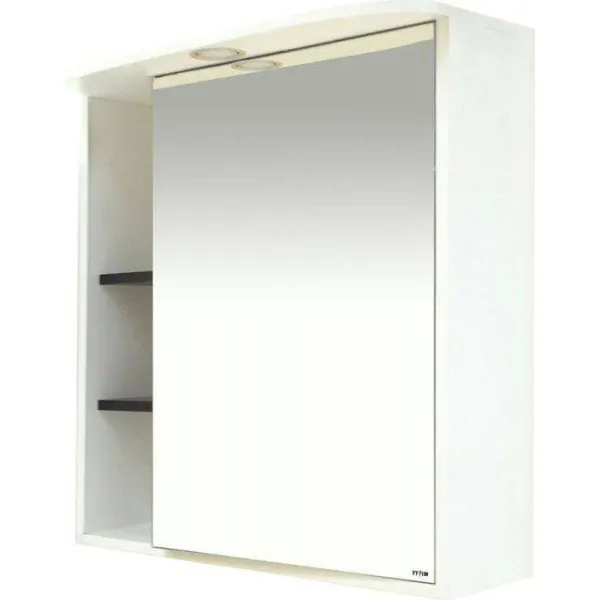 Зеркальный шкаф для ванной Misty Венера П-Внр04080 (детальная фотография), с кнопкой