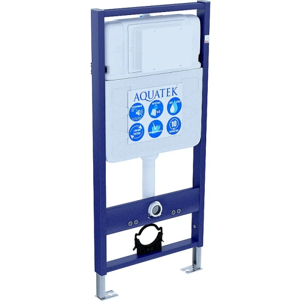 Унитаз с инсталляцией Акватек Либра New с тонким сиденьем SET AQUATEK ЛИБРА N (детальная фотография), в наличии index_1