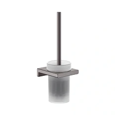 Ершик для унитаза Hansgrohe AddStoris шлифованный черный хром