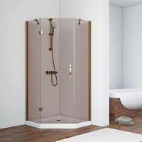 Душевой уголок профиль бронза стекло бронза Vegas-glass
