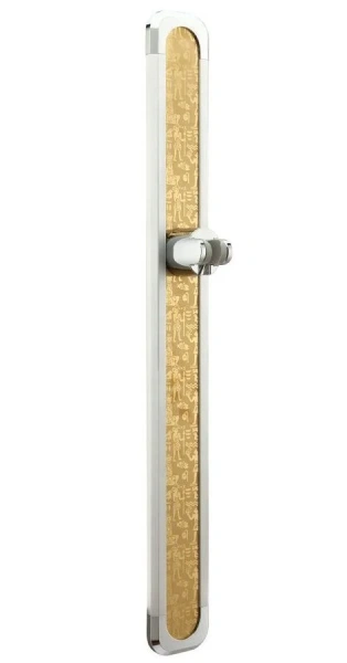 Штанга для душа Lemark хром/золото LM8074CG (детальная фотография), штанги для душа
