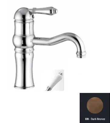 Смеситель для раковины, тёмная бронза, Nicolazzi Classica 3471DB76 (детальная фотография)