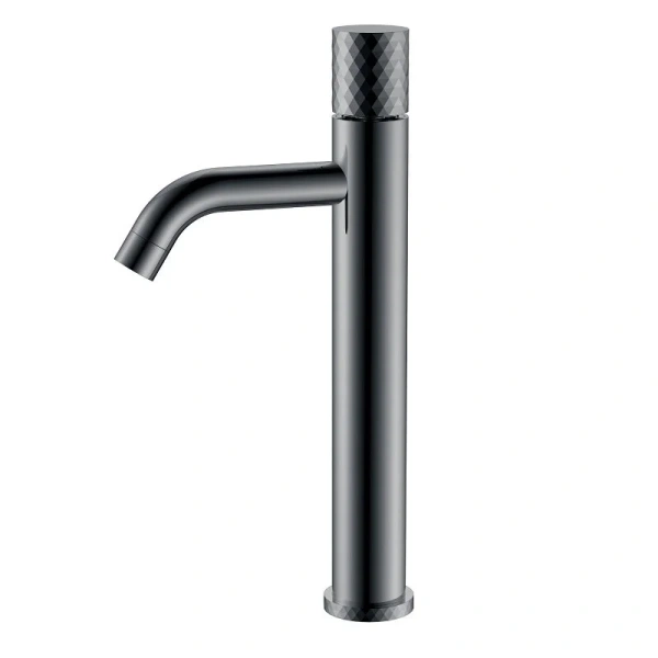 Смеситель для раковины Boheme Stick графит глянцевый 122-SGM (детальная фотография)