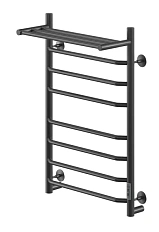 Полотенцесушитель электрический Ника WAY 80х50 см черный матовый