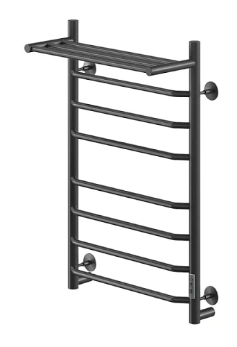 Полотенцесушитель электрический Ника WAY 80х50 см черный матовый - фото 2