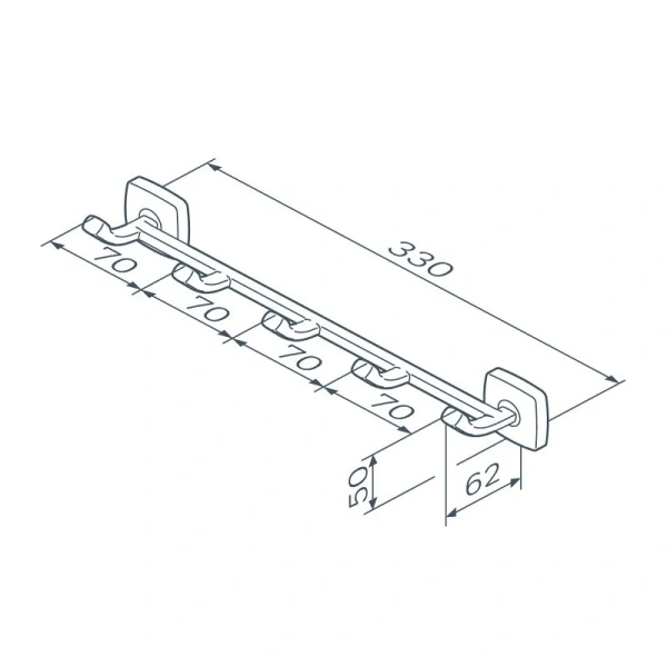 Крючок для ванной Am.Pm Gem черный A9035922 (детальная фотография), современные, hi-tech