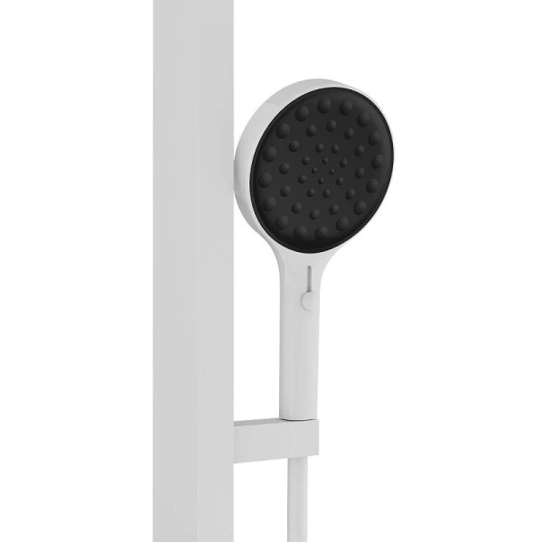 Душевая стойка Vincea Inspire белая VSFS-3I11W (детальная фотография), рычажные