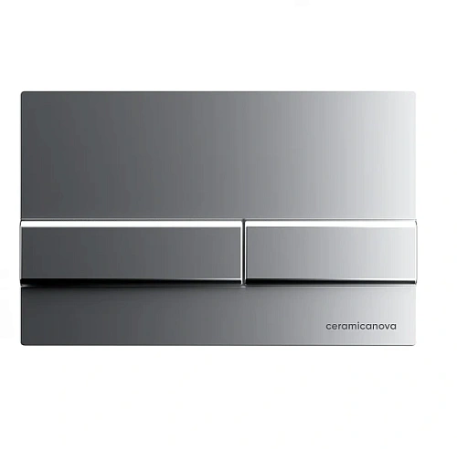 Клавиша смыва Ceramica Nova Flat хром матовый - фото 2