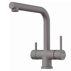 Смеситель для питьевой воды Omoikiri Takamatsu-S GR leningrad grey