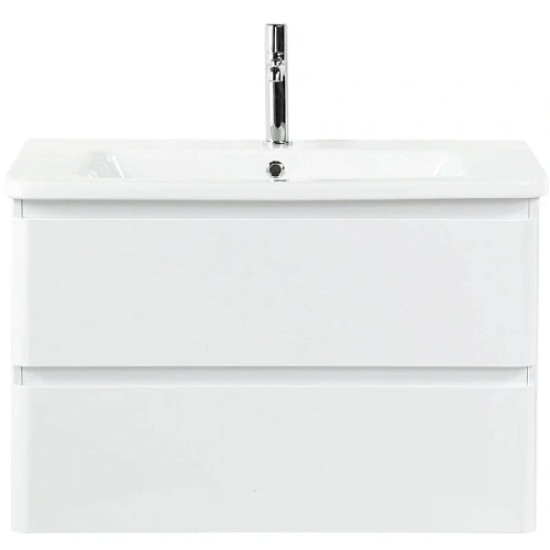 Тумба под раковину подвесная BelBagno Albano-Cer 80 см bianco lucido​ - фото 3