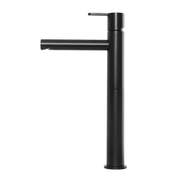 Смеситель для раковины Cezares Leaf чёрный матовый LEAF-LC1-NOP (детальная фотография), современные, hi-tech