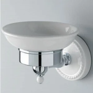 Мыльница для ванной, цвет хром, Devon&Devon Dorothy DOR401CR (детальная фотография), по запросу