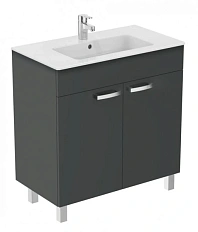 Тумба с раковиной напольная Ideal Standard Tempo E0568 80 см с 2-мя дверцами