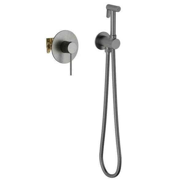 Гигиенический душ со смесителем Timo Saona черное золото 2389/18SM (детальная фотография)