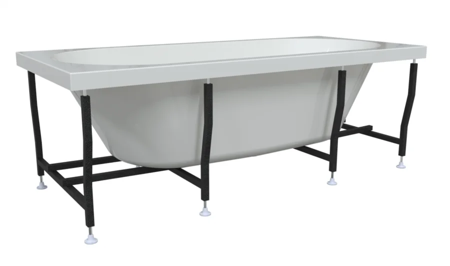 Ванна акриловая Радомир Вальс 180 x 80 см, с рамой-подставкой, белая, 1-01-0-0-1-183 (детальная фотография), прямоугольные