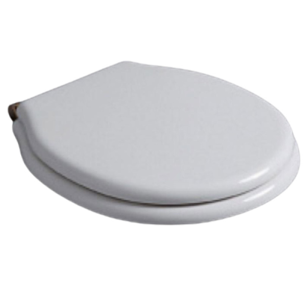 Сиденье для унитаза, полиэстер, фурнитура бронза, Simas Londra LO 003S BI BR (детальная фотография)