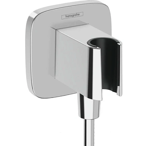 Шланговое подсоединение Hansgrohe FixFit хром - фото 1