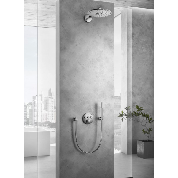 Душевой комплект Grohe Grohtherm SmartControl с термостатом 34705000 (детальная фотография), современные, hi-tech index_1