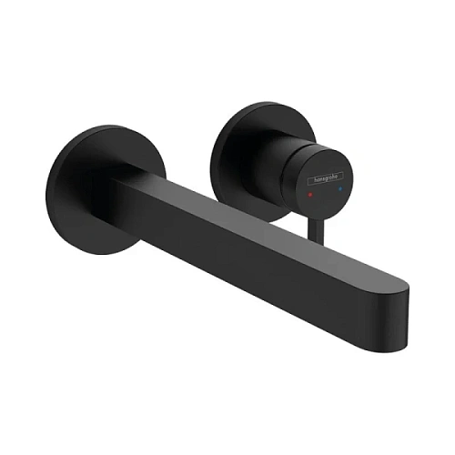 Смеситель для раковины Hansgrohe Finoris черный матовый - фото 3