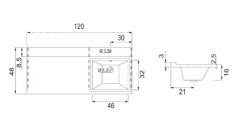 Схема (детальная фотография), из камня