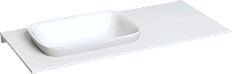 Раковина Salini Marea 02 60 см белый матовый
