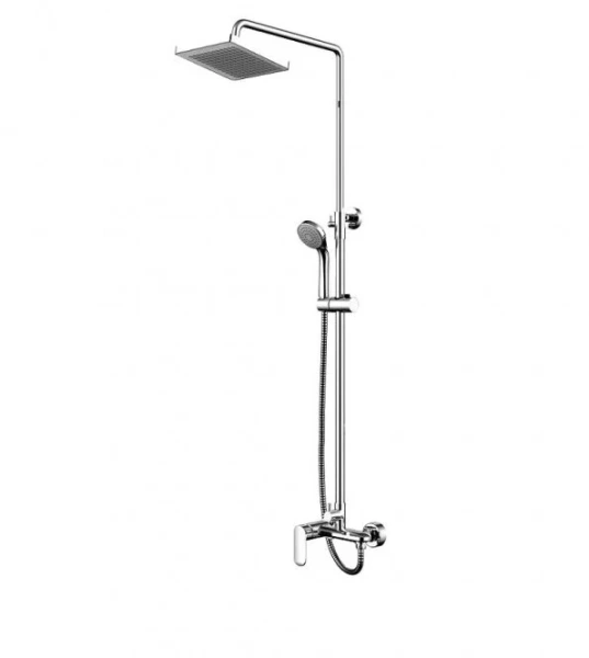 Душевая колонна со смесителем для душа Bravat Opal F9125183CP-A-RUS (детальная фотография)
