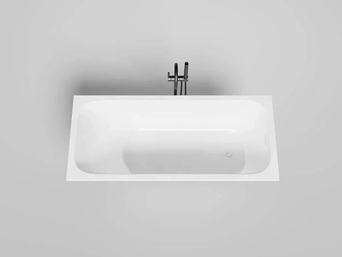 Ванна из искусственного камня Salini Orlando Kit 160x70 см S-Stone белая матовая - фото 3
