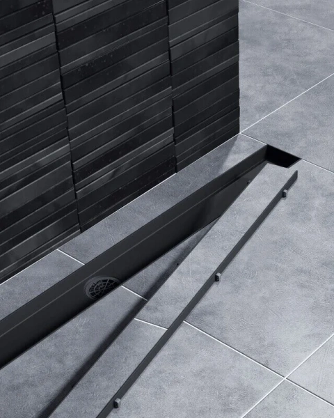 Душевой лоток Timo Drain Systems 60 см черный DS230206/03 (детальная фотография)