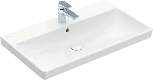 Раковина Villeroy & Boch Avento 80 см альпийский белый - фото 2