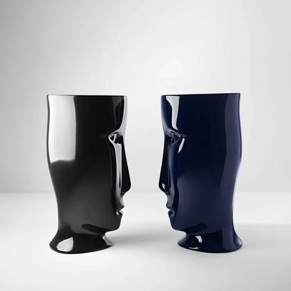 Раковина напольная Kerasan Artwork Moloco черный матовый 474031 (детальная фотография), из санфарфора