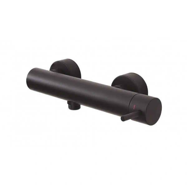 Смеситель для душа Paffoni Light с нижним подключением, черный матовый LIG168NO (детальная фотография)