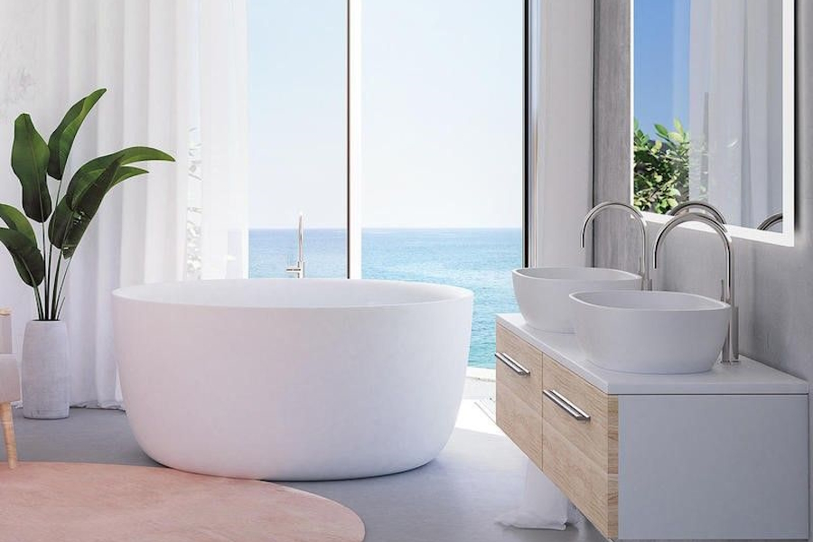 Ванна Balteco Allure (детальная фотография), отдельностоящие