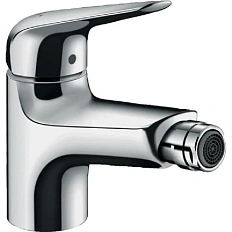 Смеситель для биде Hansgrohe Novus 70 со сливным гарнитуром