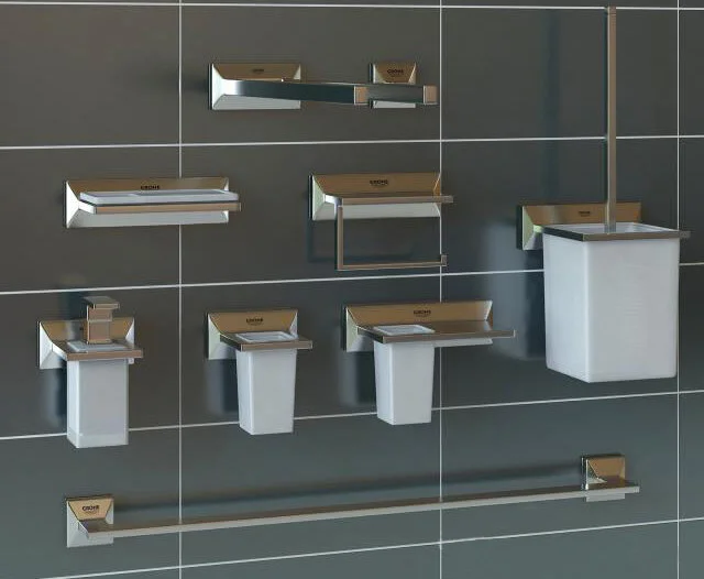 Полотенцедержатель для ванной Grohe Allure Brilliant 40496000 (детальная фотография), металлические