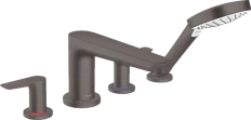 Смеситель для ванны Hansgrohe Talis E шлифованный черный хром