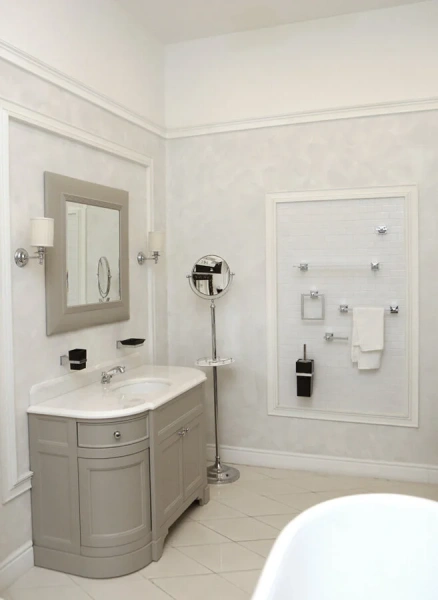 Тумба с мраморной столешницей, цвет полуглянцевый Dark Grey, мрамор Bianco Carrara, Devon&Devon Season EFSEASONDGBI (детальная фотография) index_2