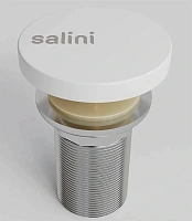 Донный клапан Salini белый глянцевый