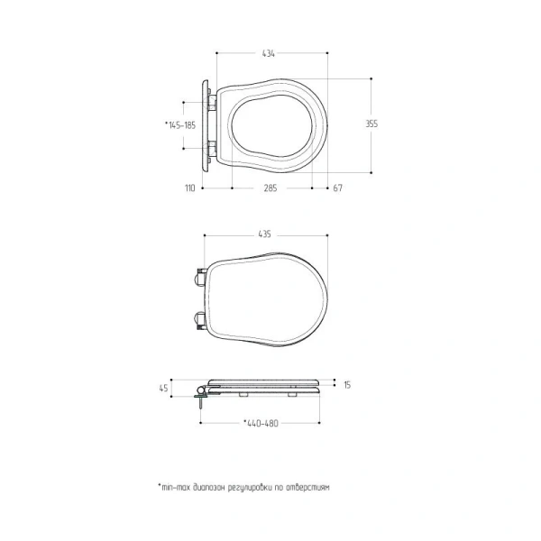 Крышка-сиденье с микролифтом Migliore Impero белая фурнитура хром 24207 (детальная фотография), с микролифтом