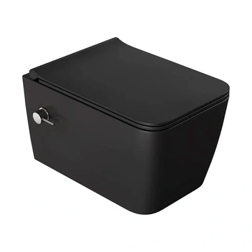 Унитаз подвесной Boheme Zen черный матовый - фото 2